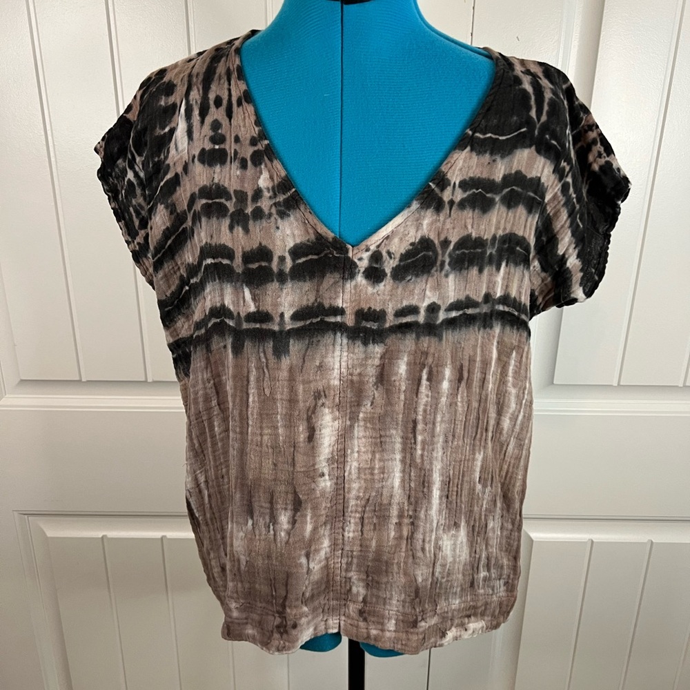 River + Sky Tie Dye Cotton Top Sz XS